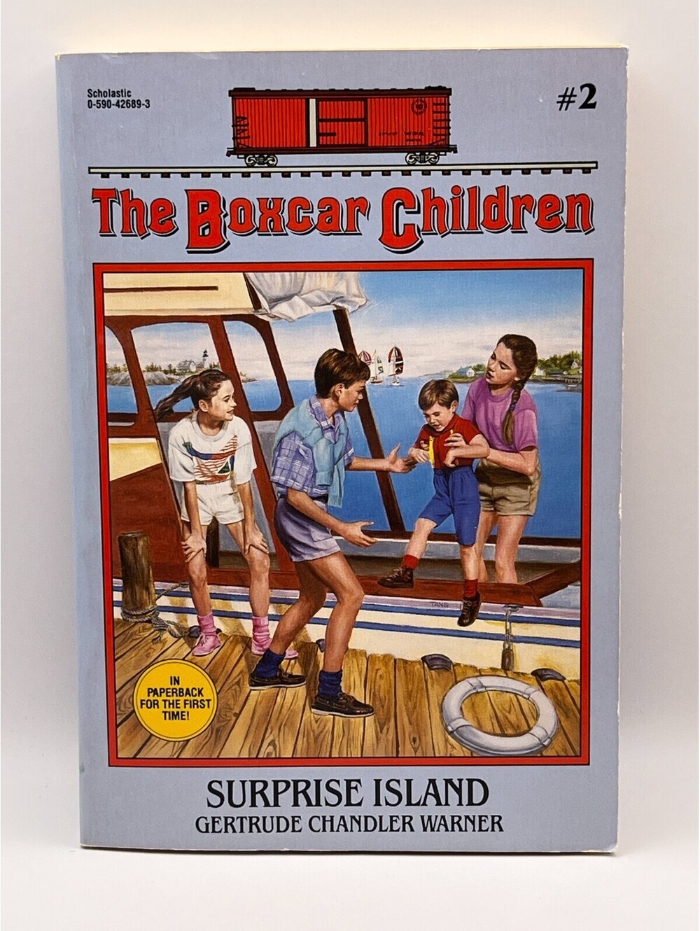 The Boxcar Children #2 Surprise Island Gertrude Chandler Warner Scholastic 1989